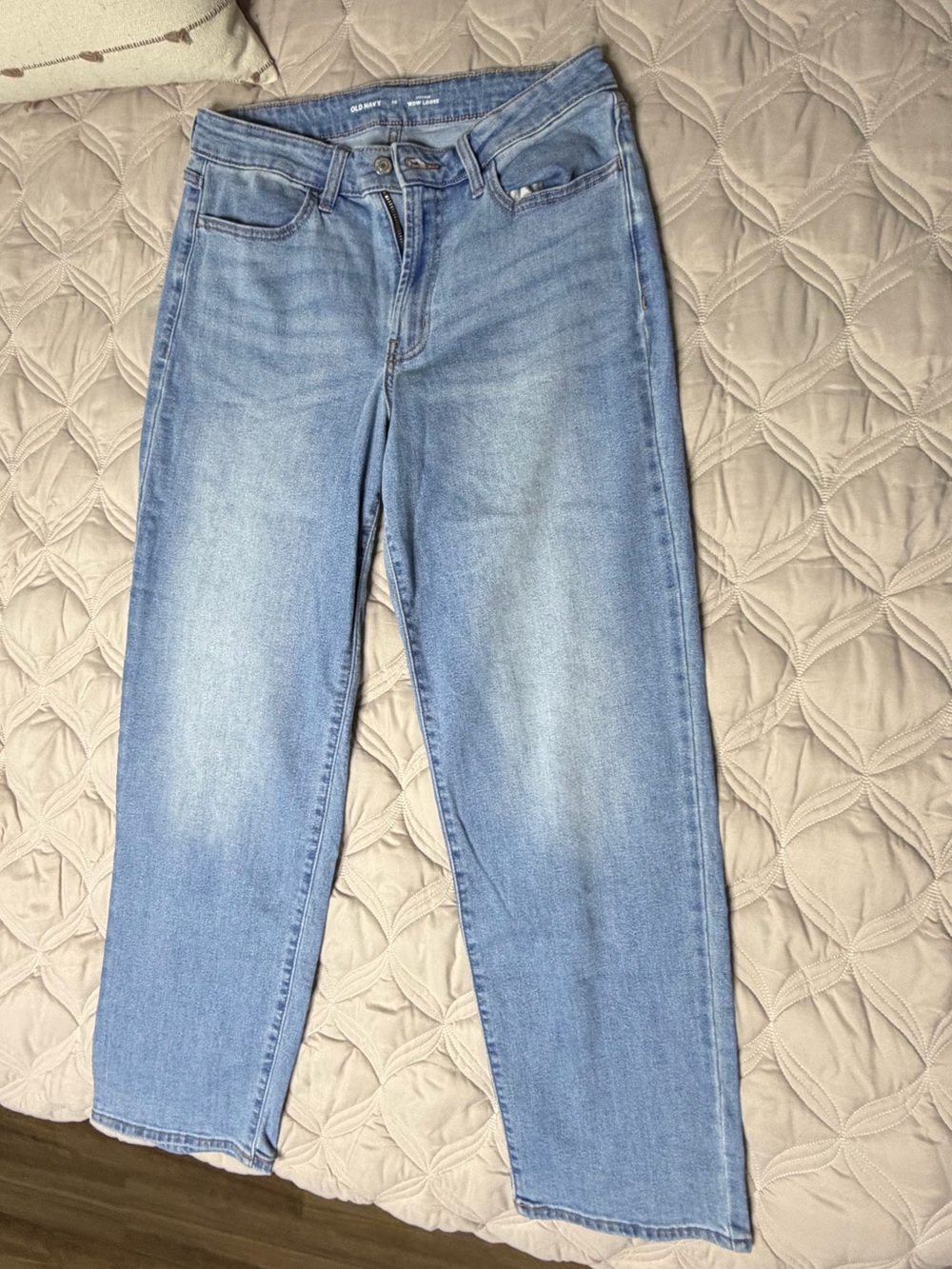 Old Navy Light Wash Women's Straight-Leg Jeans